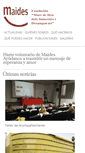 Mobile Screenshot of fundacionmaides.org